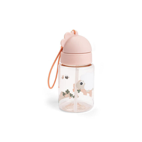 Done By Deer Straw Bottle - Tiny Farm Powder-Drinking Bottles-Tiny Farm Powder- | Natural Baby Shower