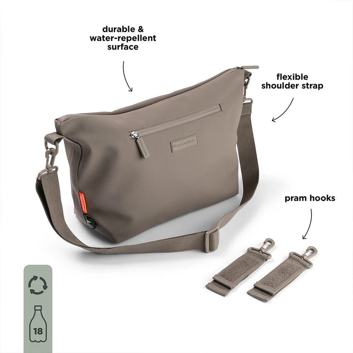 Done by Deer Stroller Bag - Taupe-Changing Bags-Taupe- | Natural Baby Shower