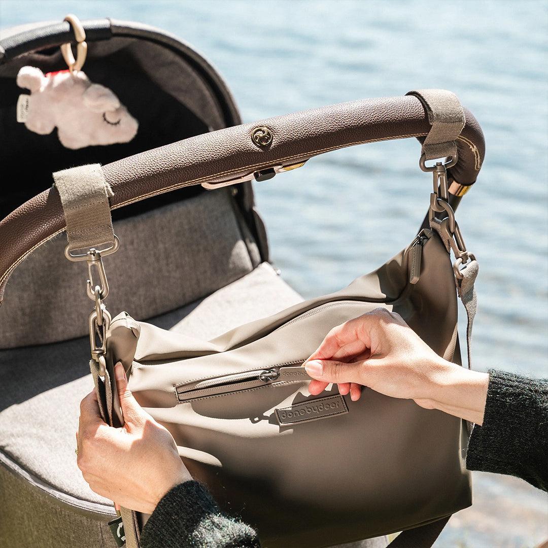 Done by Deer Stroller Bag - Taupe-Changing Bags-Taupe- | Natural Baby Shower