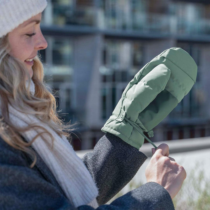 Done by Deer Stroller Mittens - Green-Stroller Mittens-Green- | Natural Baby Shower