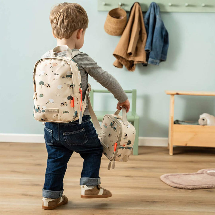 Done by Deer Tiny Backpack - Tiny Farm Sand-Children's Backpacks-Tiny Farm Sand-4L | Natural Baby Shower