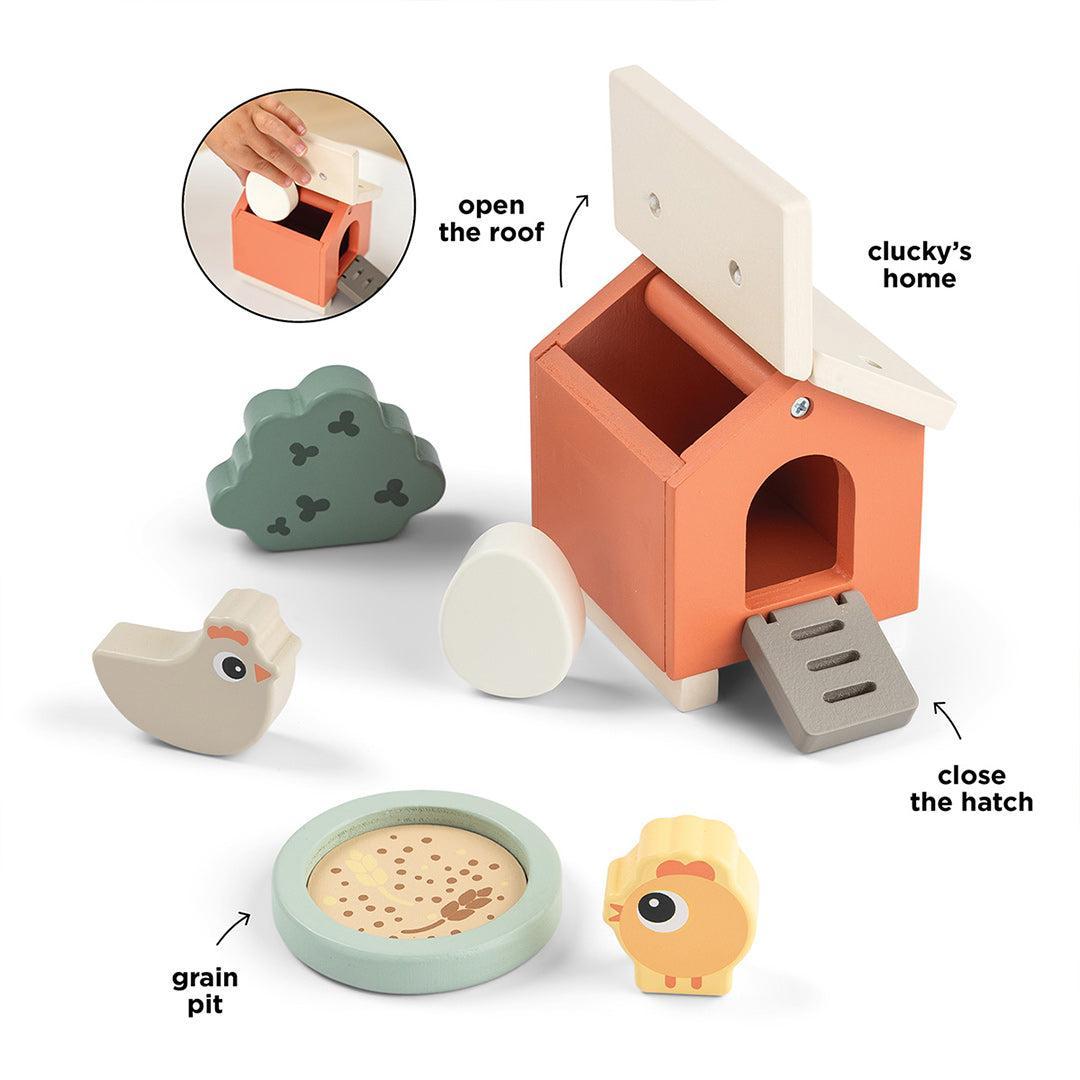 Done by Deer Tiny Farm Play Set - Clucky-Role Play-Clucky-One Size | Natural Baby Shower