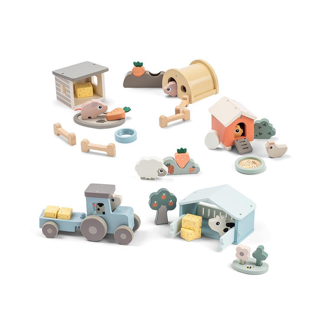 Done by Deer Tiny Farm Play Set - Sheepy-Role Play-Sheepy-One Size | Natural Baby Shower