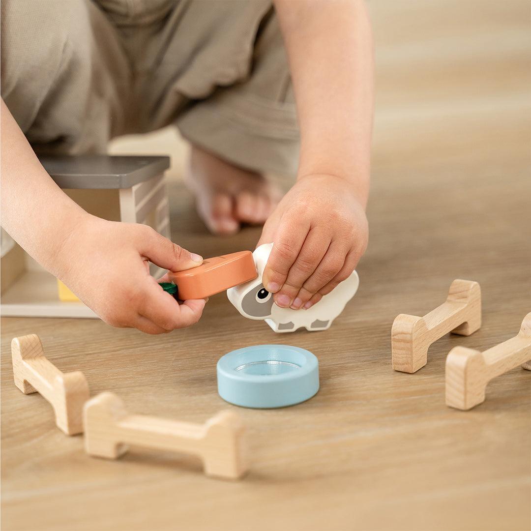 Done by Deer Tiny Farm Play Set - Sheepy-Role Play-Sheepy-One Size | Natural Baby Shower