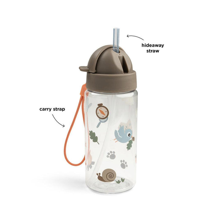Done by Deer Straw Bottle - Tiny Trails Sand-Drinking Bottles-Tiny Trails Sand-350ml | Natural Baby Shower
