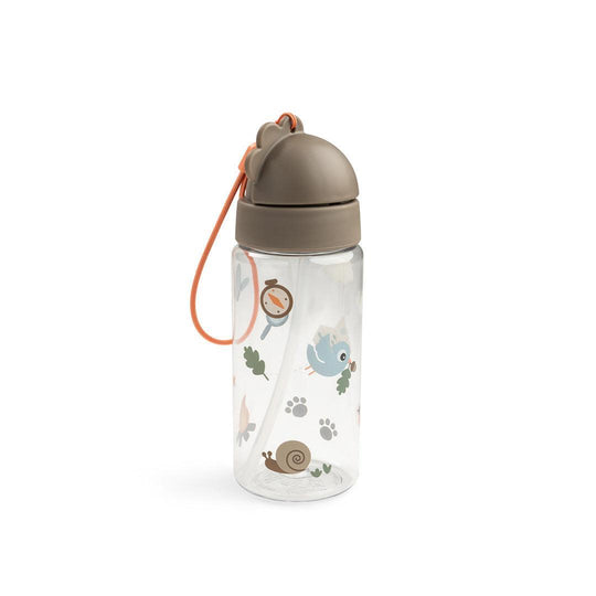 Done by Deer Straw Bottle - Tiny Trails Sand-Drinking Bottles-Tiny Trails Sand-350ml | Natural Baby Shower
