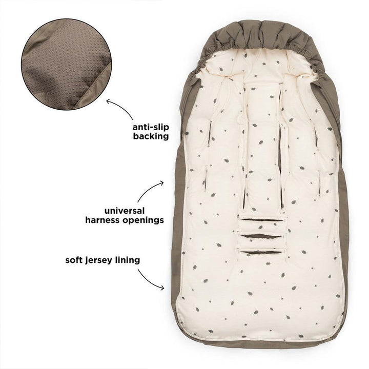 Done by Deer Winter Footmuff - Taupe-Footmuffs-Taupe- | Natural Baby Shower