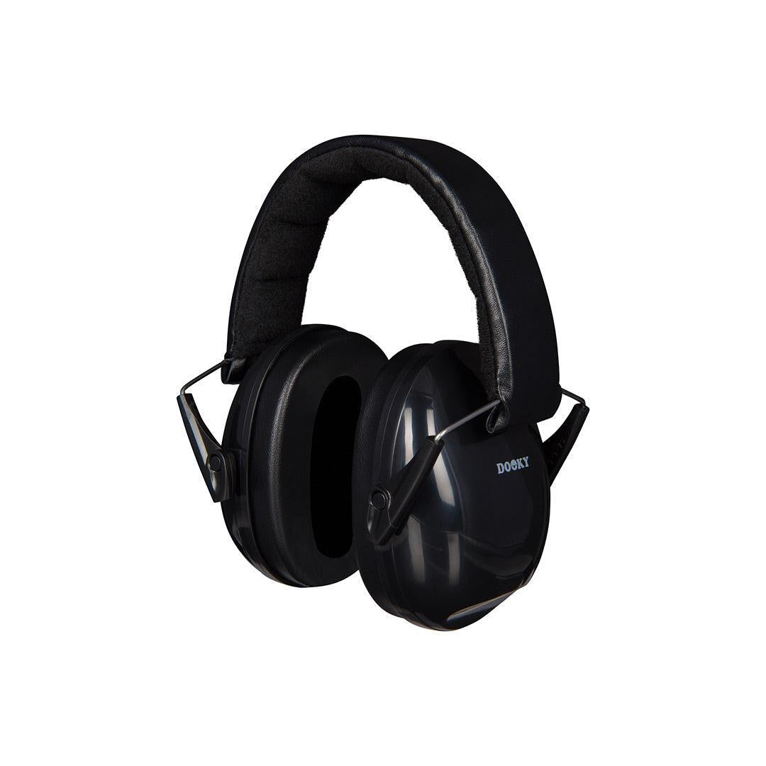 Dooky Junior Ear Protection - Black-Earmuffs-Black-3y+ | Natural Baby Shower