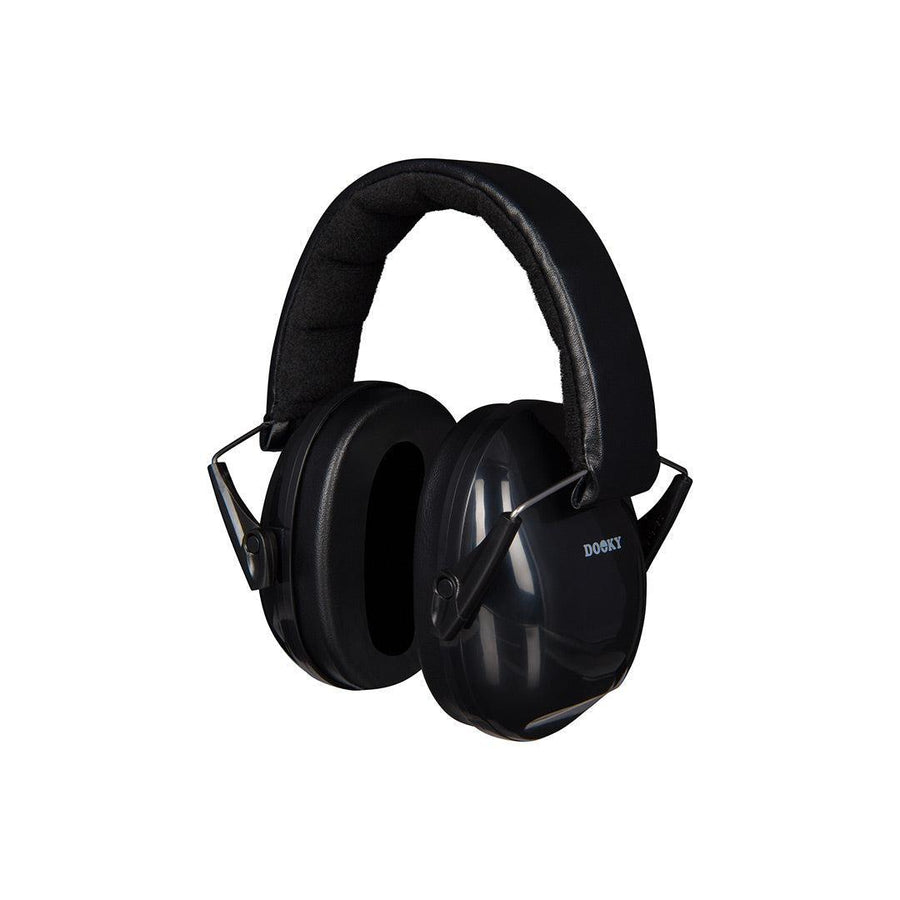 Dooky Junior Ear Protection - Black-Earmuffs-Black-3y+ | Natural Baby Shower