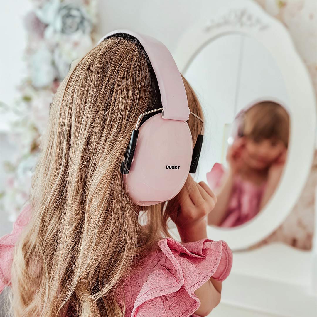 Dooky Junior Ear Protection - Pink-Earmuffs-Pink-3y+ | Natural Baby Shower