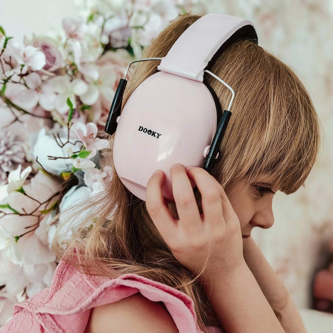 Dooky Junior Ear Protection - Pink-Earmuffs-Pink-3y+ | Natural Baby Shower