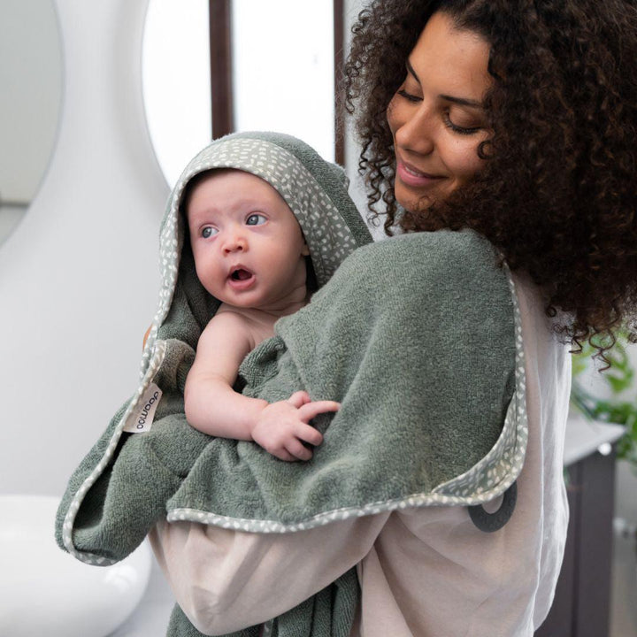 Doomoo Dry'n Play Green - Green-Bath Towels-Green- | Natural Baby Shower