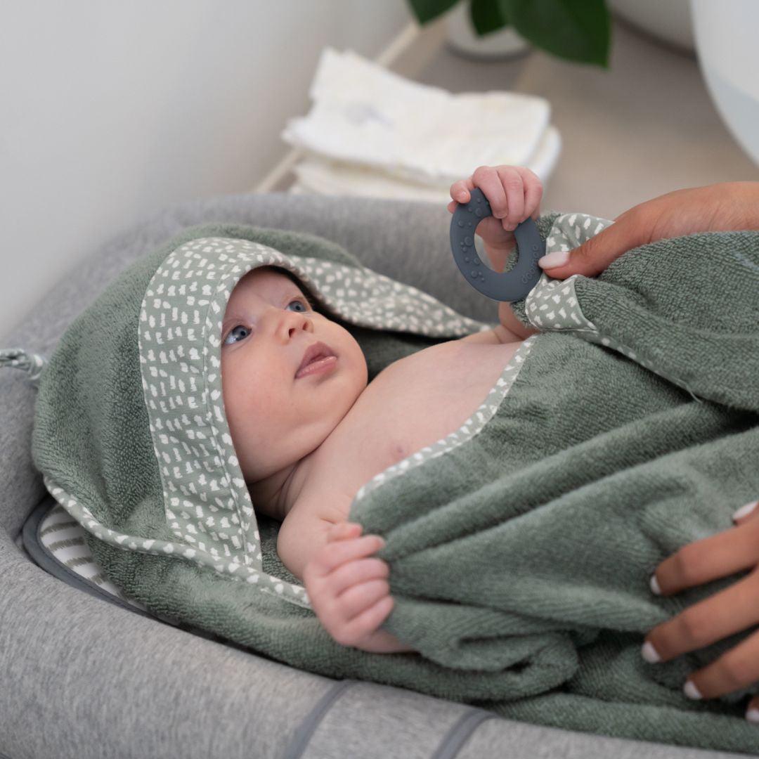 Doomoo Dry'n Play Green - Green-Bath Towels-Green- | Natural Baby Shower