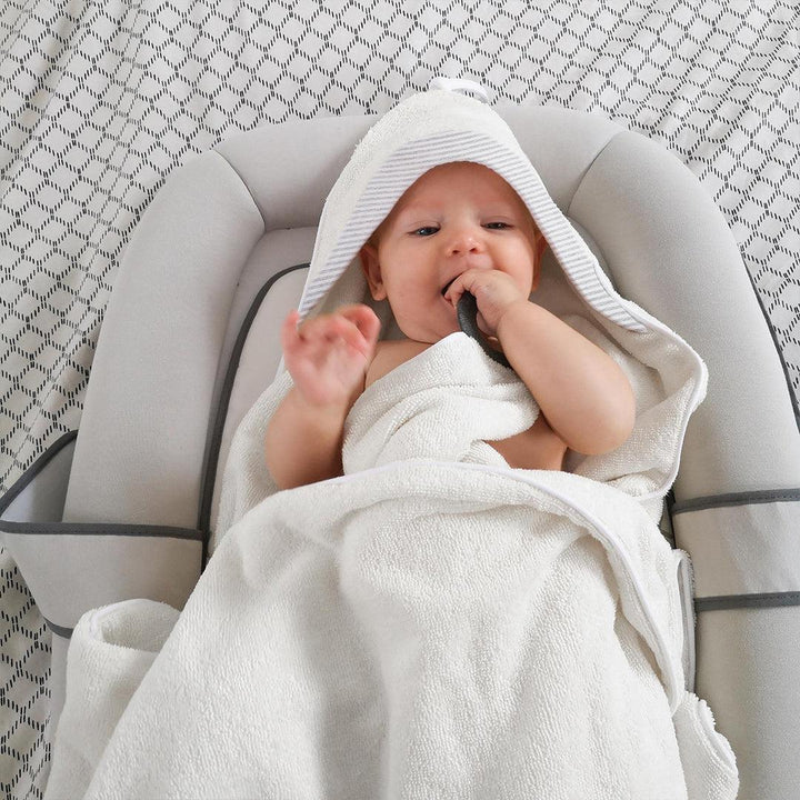 Doomoo Dry'n Play White - White-Bath Towels-White- | Natural Baby Shower