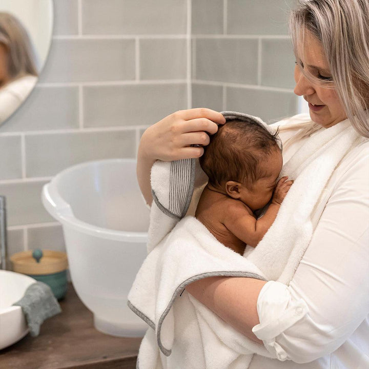 Doomoo Dry'n Play White - White-Bath Towels-White- | Natural Baby Shower
