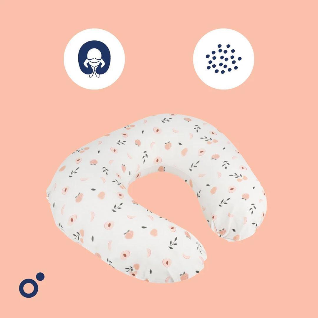 Doomoo Softy Nursing Pillow - Peaches-Nursing Pillows-Peaches- | Natural Baby Shower