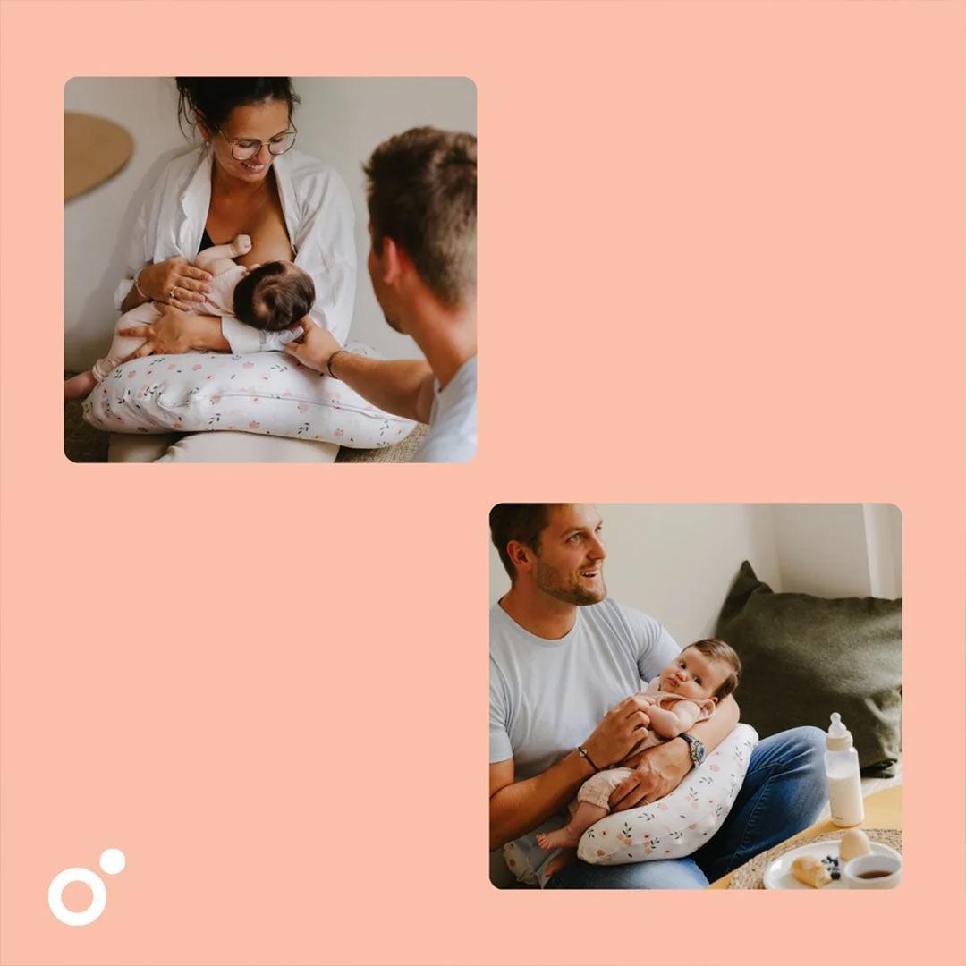 Doomoo Softy Nursing Pillow - Peaches-Nursing Pillows-Peaches- | Natural Baby Shower