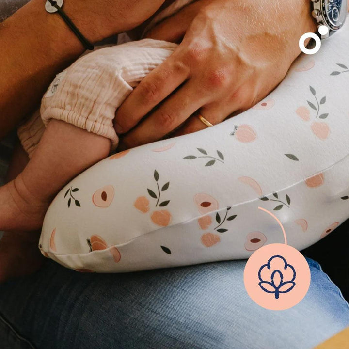 Doomoo Softy Nursing Pillow - Peaches-Nursing Pillows-Peaches- | Natural Baby Shower