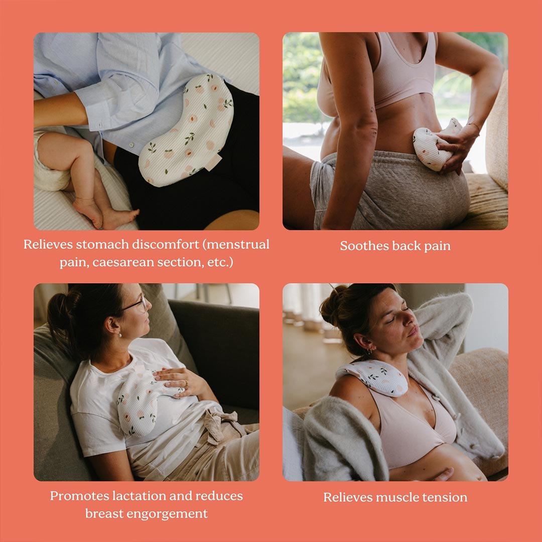 Doomoo Snoogy Dry Warm Heating Pad - Peach-Postpartum Accessories-Peach- | Natural Baby Shower