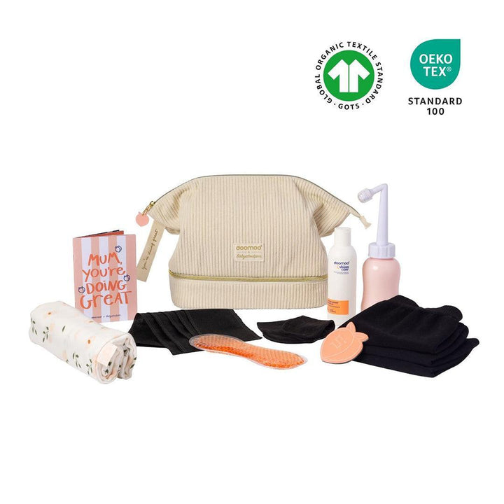 Doomoo Vanity - Post Partnum/Hospital Bag Kit - Cream-Postpartum Accessories-Cream- | Natural Baby Shower