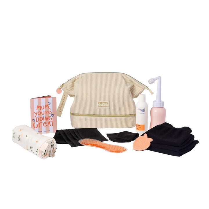Doomoo Vanity - Post Partnum/Hospital Bag Kit - Cream-Postpartum Accessories-Cream- | Natural Baby Shower
