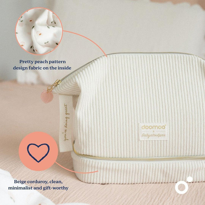 Doomoo Vanity - Post Partnum/Hospital Bag Kit - Cream-Postpartum Accessories-Cream- | Natural Baby Shower