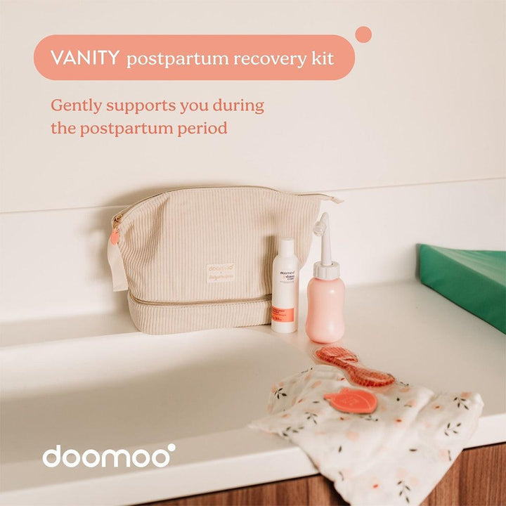 Doomoo Vanity - Post Partnum/Hospital Bag Kit - Cream-Postpartum Accessories-Cream- | Natural Baby Shower