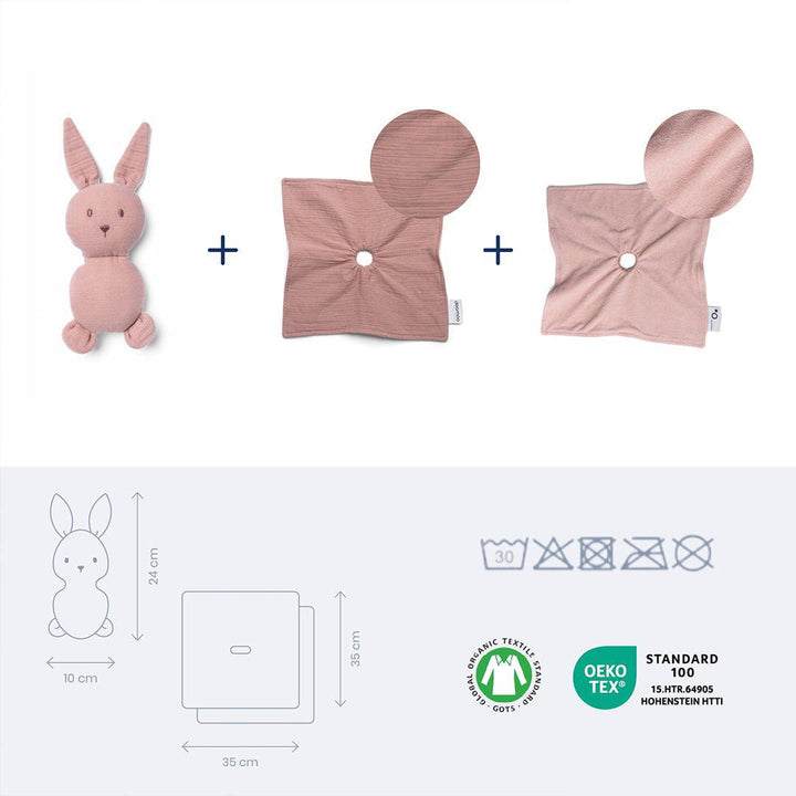 Doomoo You & Me 2 in 1 Comforter - Pink-Baby Sensory-Pink- | Natural Baby Shower