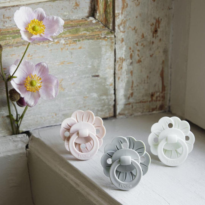 Elodie Details Binky Bloom Pacifier - Mineral Green-Pacifiers-Mineral Green- | Natural Baby Shower
