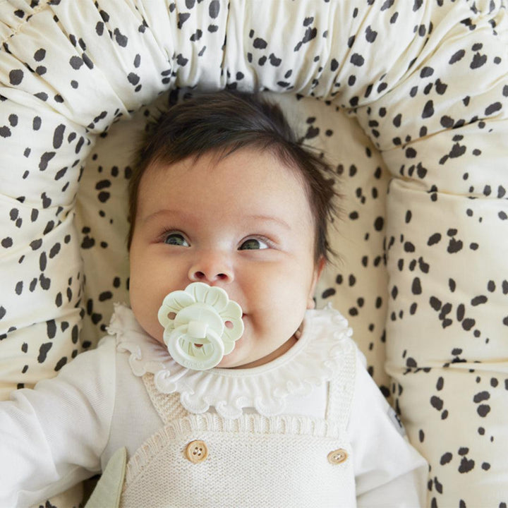 Elodie Details Binky Bloom Pacifier - Vanilla White-Pacifiers-Vanilla White- | Natural Baby Shower