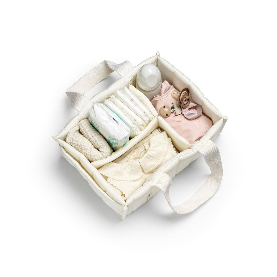 Elodie Details Nappy Caddy - Creamy White-Nappy Laundry + Storage-Creamy White- | Natural Baby Shower