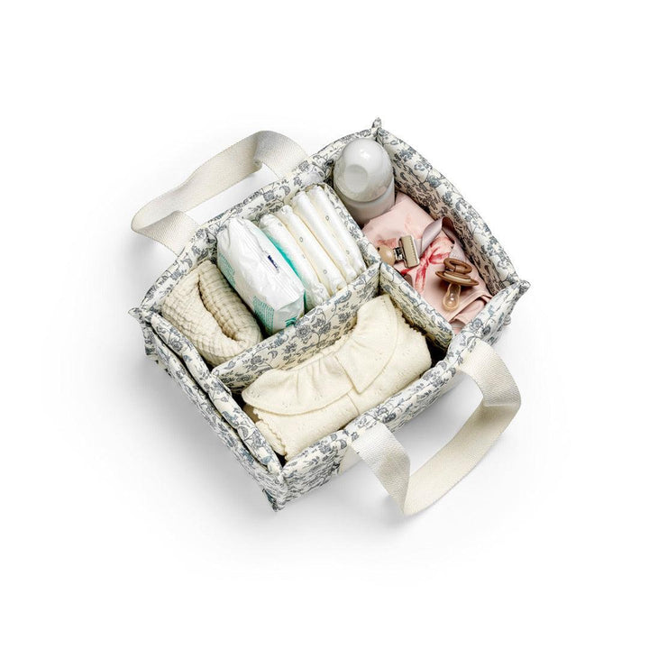 Elodie Details Nappy Caddy - Garden Leo Toile-Nappy Laundry + Storage-Garden Leo Toile- | Natural Baby Shower