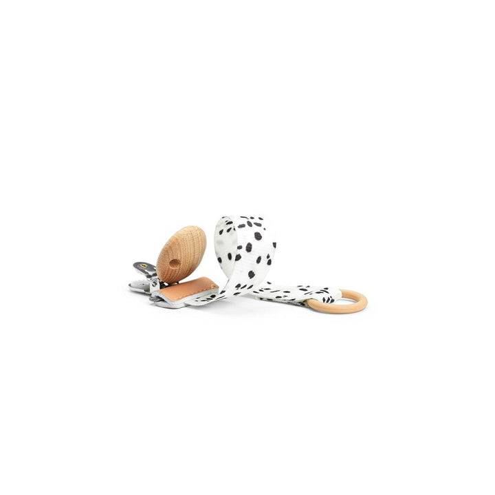 Elodie Details Pacifier Clip - Dalmatian Dots - Wood-Pacifier Clips-Dalmatian Dots-Wood | Natural Baby Shower