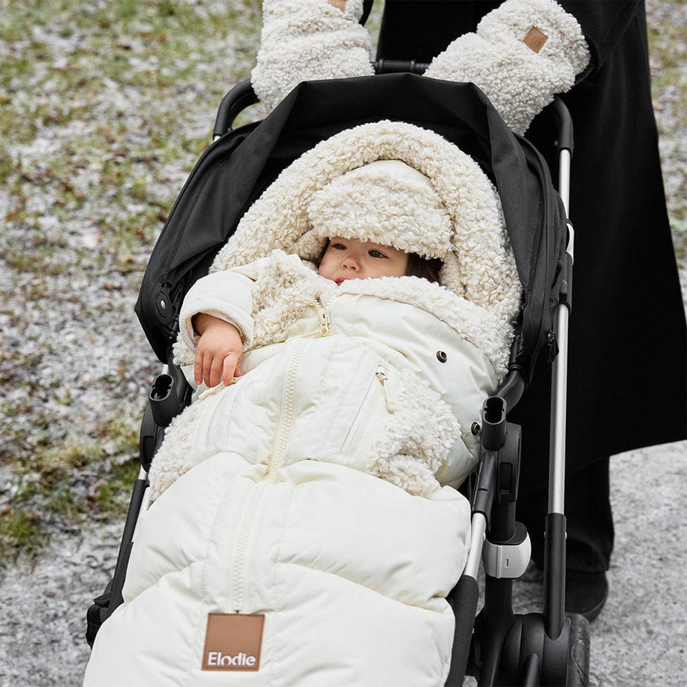 Elodie Details Stroller Mittens - Soft Sherpa-Stroller Mittens-Soft Sherpa-One Size | Natural Baby Shower