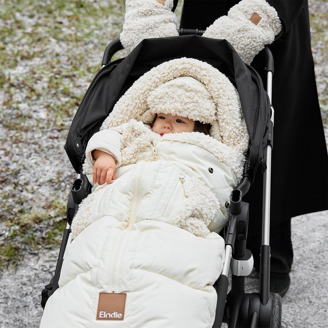 Elodie Details Stroller Mittens - Soft Sherpa-Stroller Mittens-Soft Sherpa-One Size | Natural Baby Shower