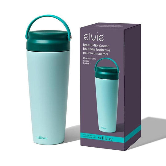 Elvie Milk Cooler - Teal-Breast Pump Accessories- | Natural Baby Shower