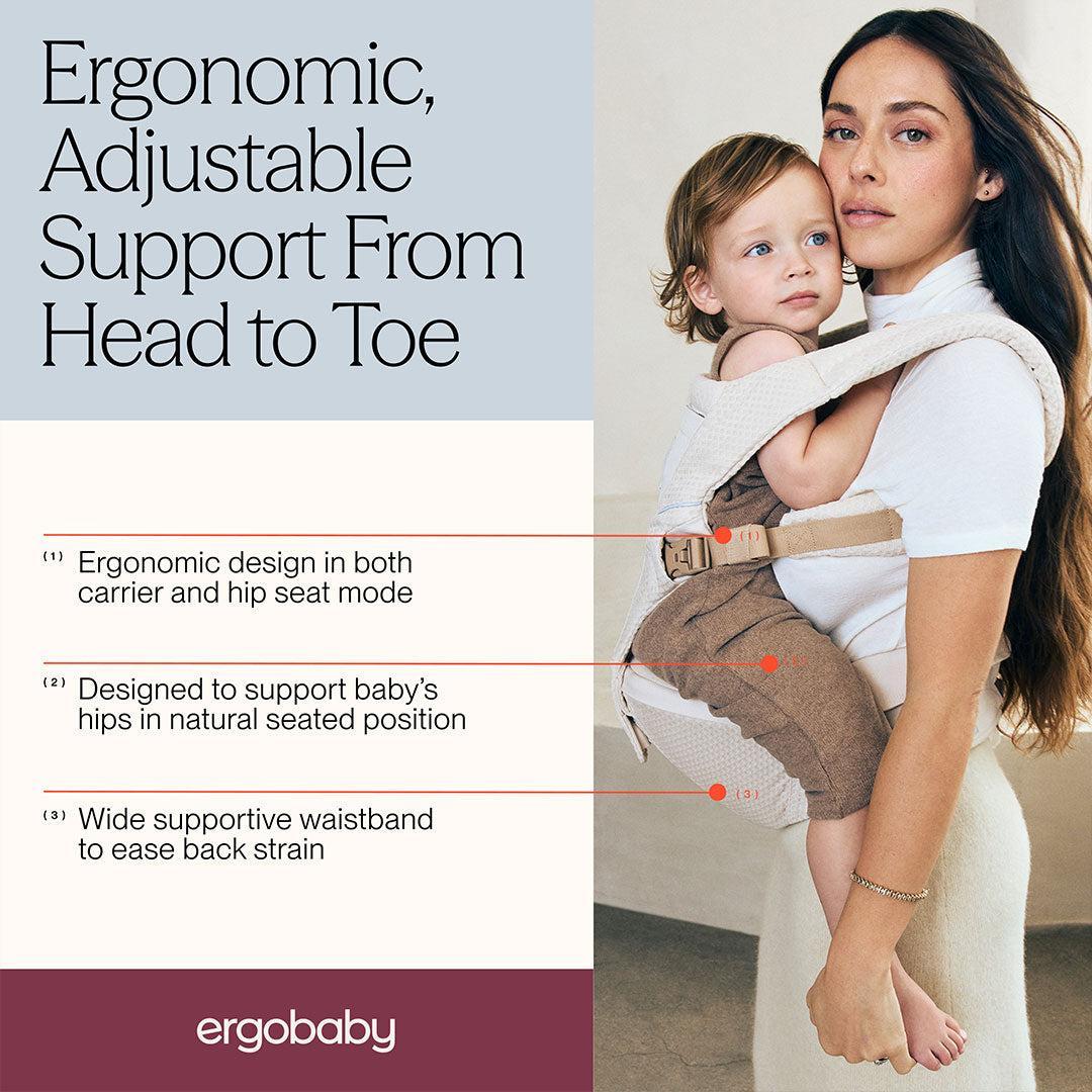 Ergobaby Alta Hip Seat - Natural Beige-Baby Carriers-Natural Beige- | Natural Baby Shower