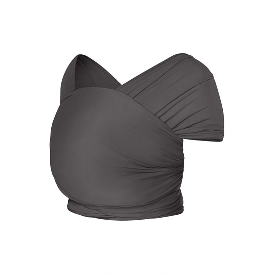 Ergobaby Aura Baby Wrap - Soft Black-Baby Carriers-Soft Black- | Natural Baby Shower