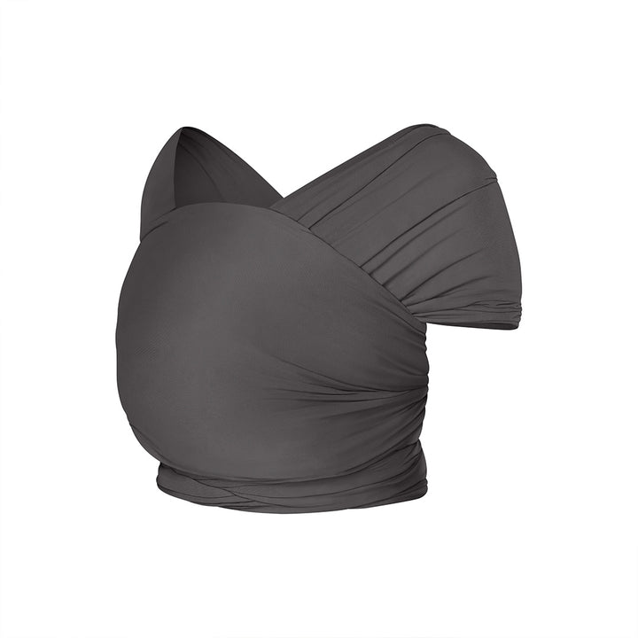 Ergobaby Aura Baby Wrap - Soft Black-Baby Carriers-Soft Black- | Natural Baby Shower