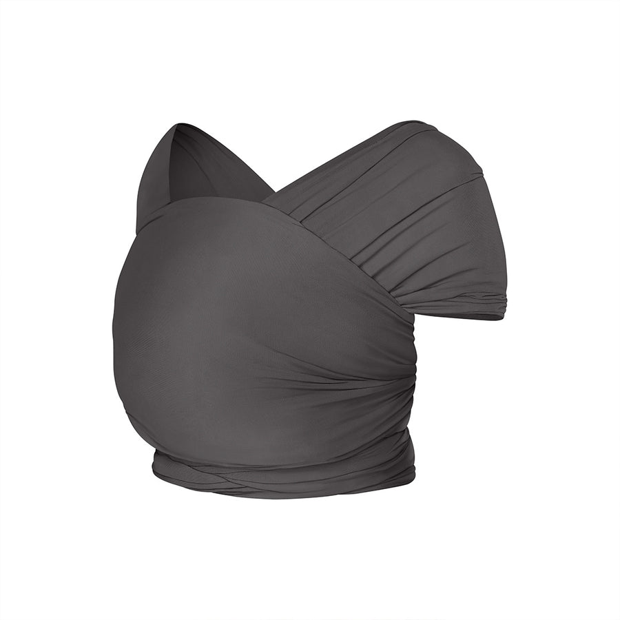 Ergobaby Aura Baby Wrap - Soft Black-Baby Carriers-Soft Black- | Natural Baby Shower
