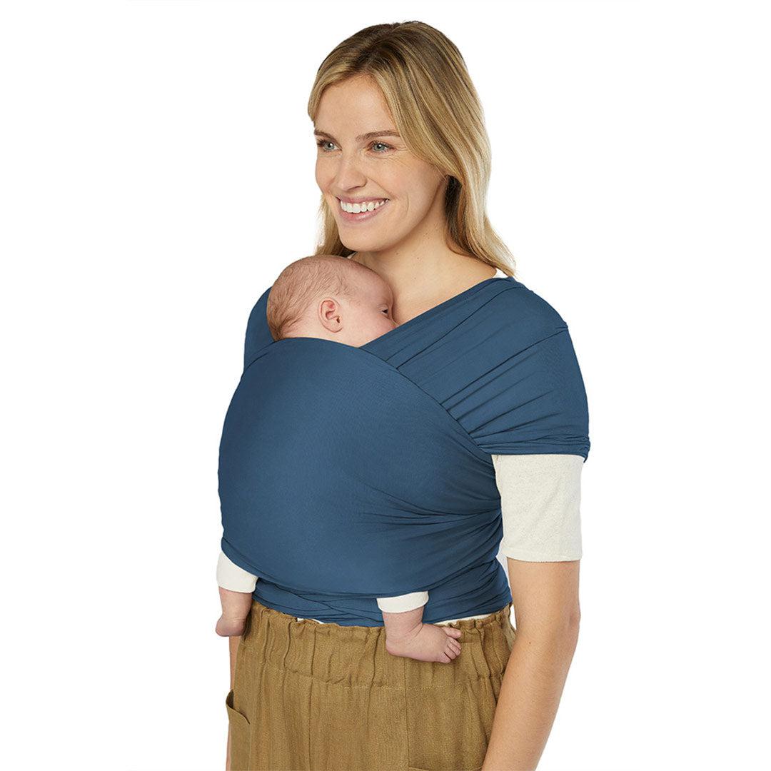 Ergobaby Aura Baby Wrap - Twilight Navy-Swaddling Wraps-Twilight Navy- | Natural Baby Shower