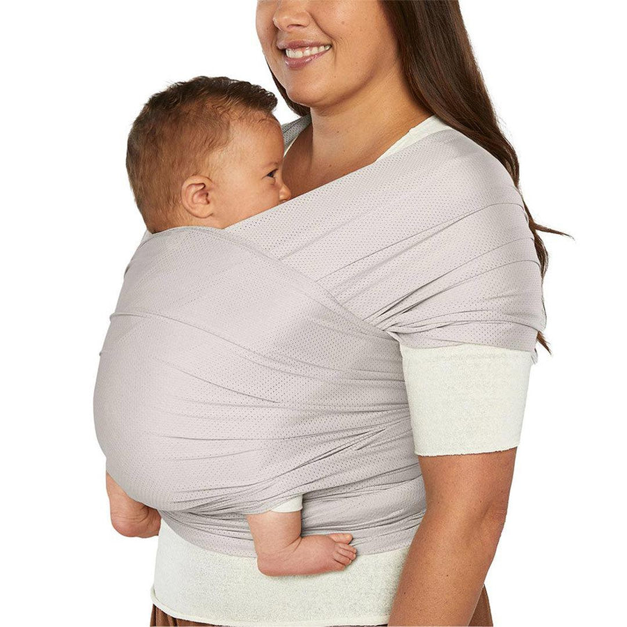 Ergobaby Aura Mesh Baby Wrap - Soft Grey Mesh-Swaddling Wraps-Soft Grey Mesh- | Natural Baby Shower