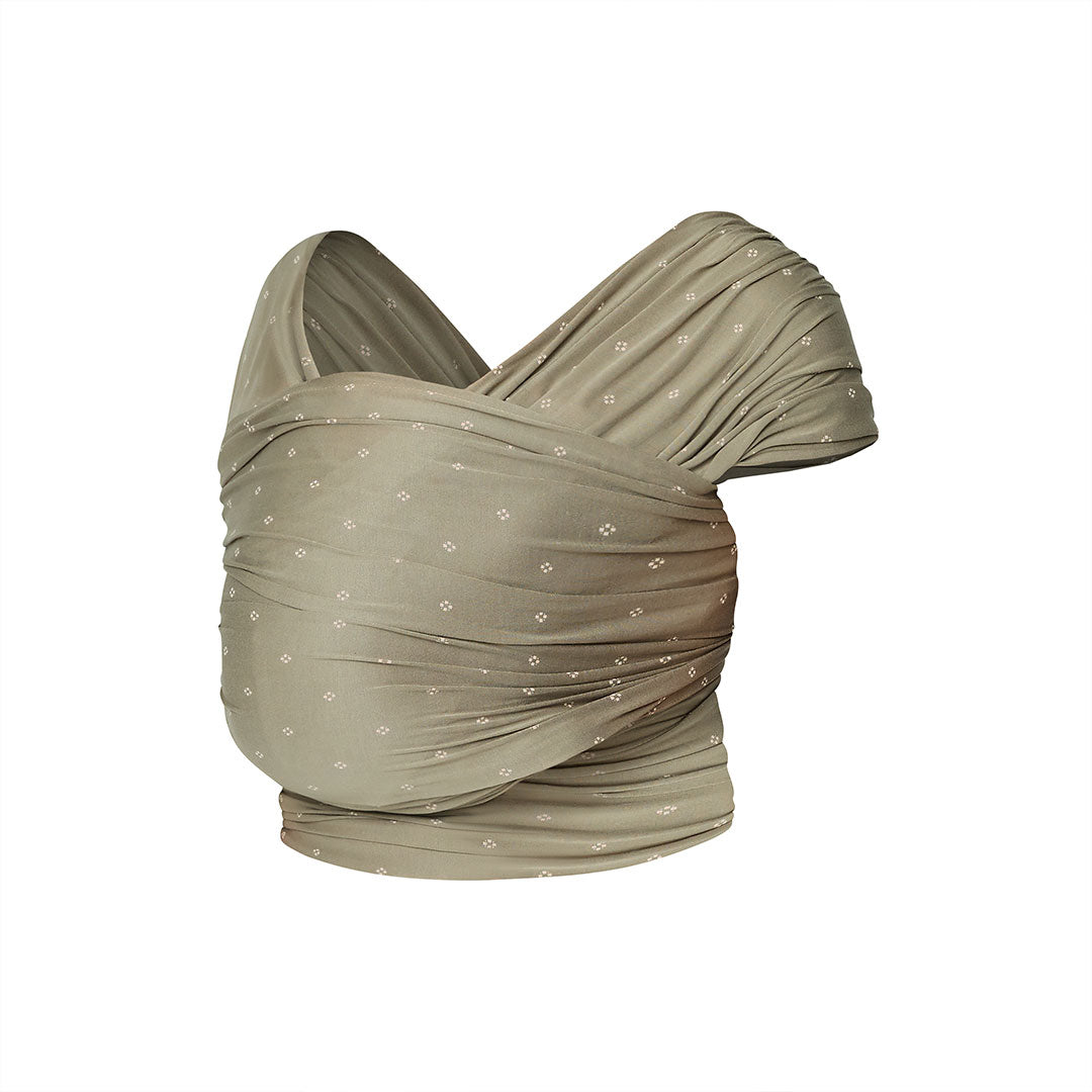 Ergobaby Aura Wrap Sustainable Knit - Olive Diamonds-Baby Carriers-Olive Diamonds-One Size | Natural Baby Shower