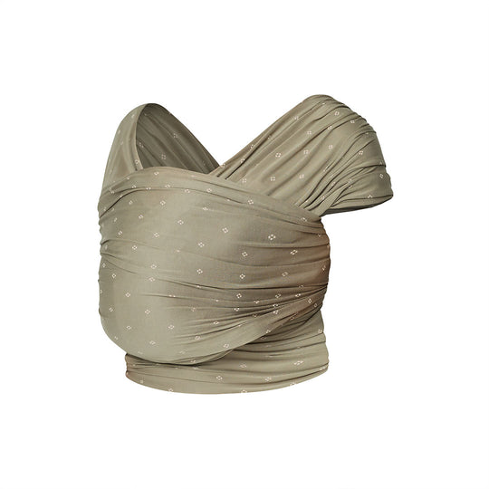 Ergobaby Aura Wrap Sustainable Knit - Olive Diamonds-Baby Carriers-Olive Diamonds-One Size | Natural Baby Shower