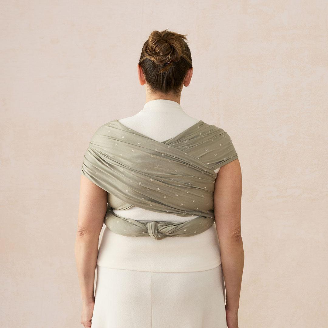 Ergobaby Aura Wrap Sustainable Knit - Olive Diamonds-Baby Carriers-Olive Diamonds-One Size | Natural Baby Shower