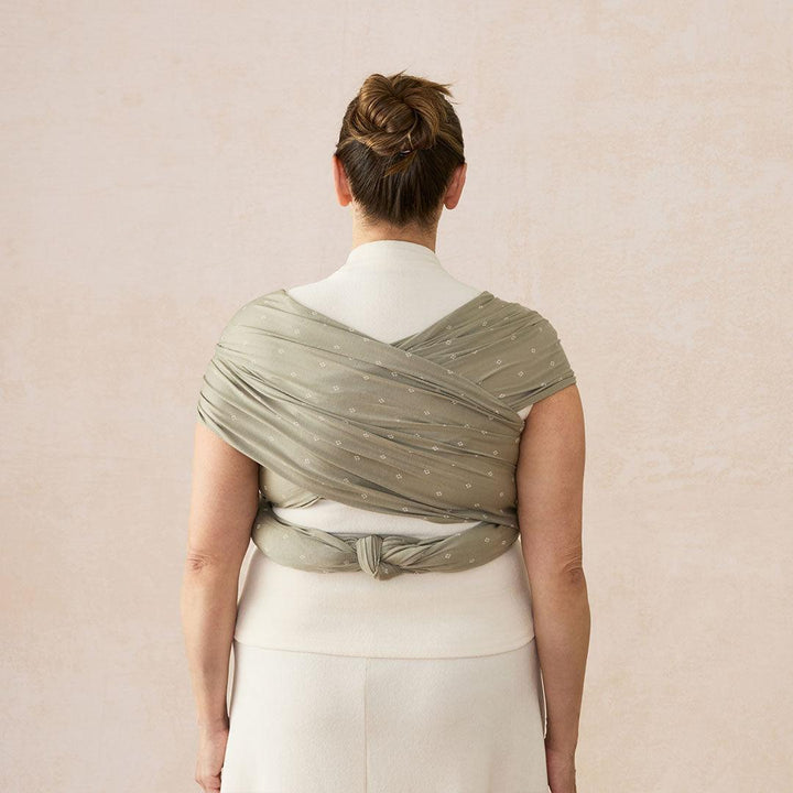 Ergobaby Aura Wrap Sustainable Knit - Olive Diamonds-Baby Carriers-Olive Diamonds-One Size | Natural Baby Shower