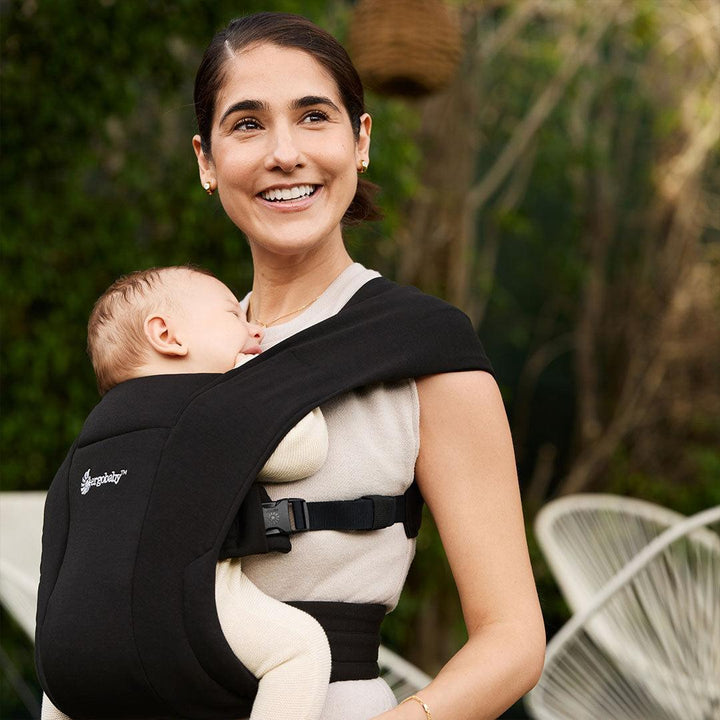 Ergobaby Embrace Newborn Carrier - Pure Black-Baby Carriers- | Natural Baby Shower