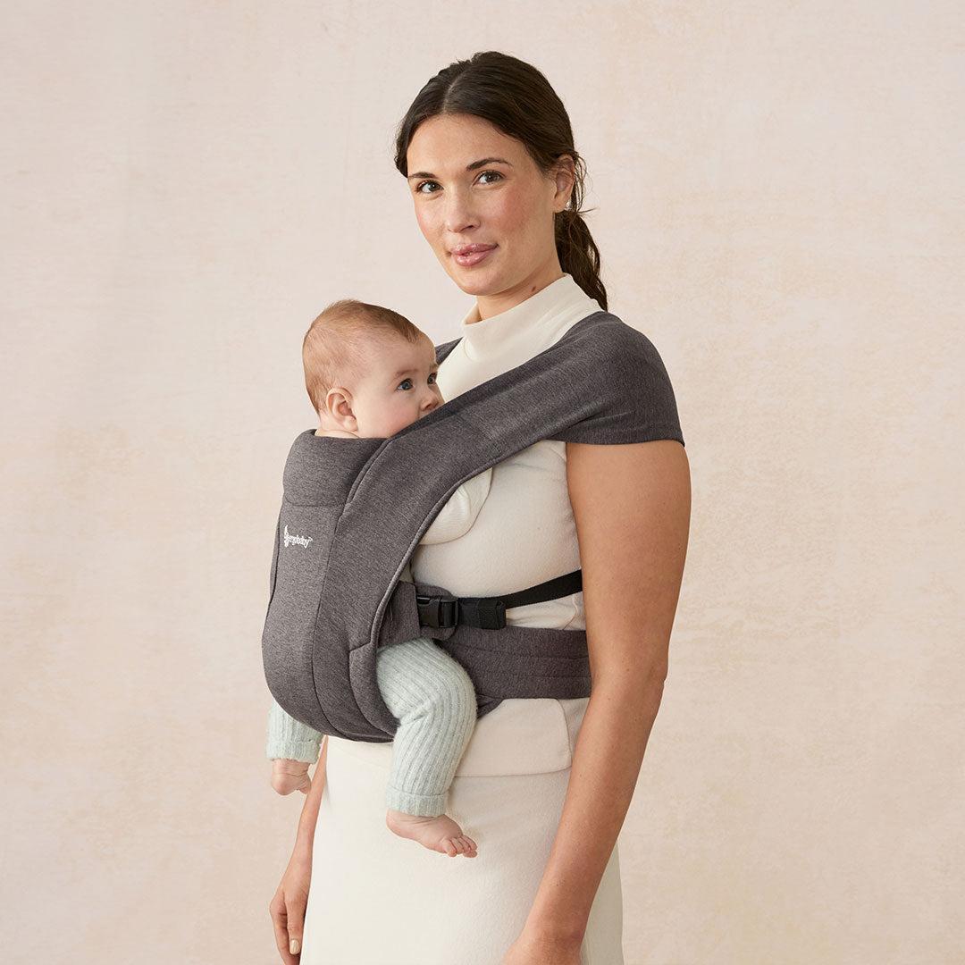 Ergobaby Embrace Newborn Carrier - Heather Grey-Baby Carriers- | Natural Baby Shower