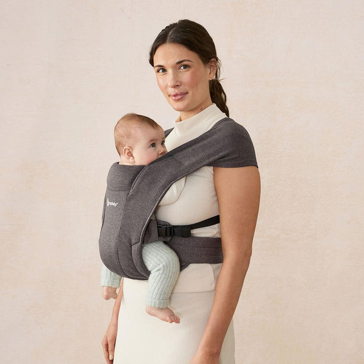 Ergobaby Embrace Newborn Carrier - Heather Grey-Baby Carriers- | Natural Baby Shower