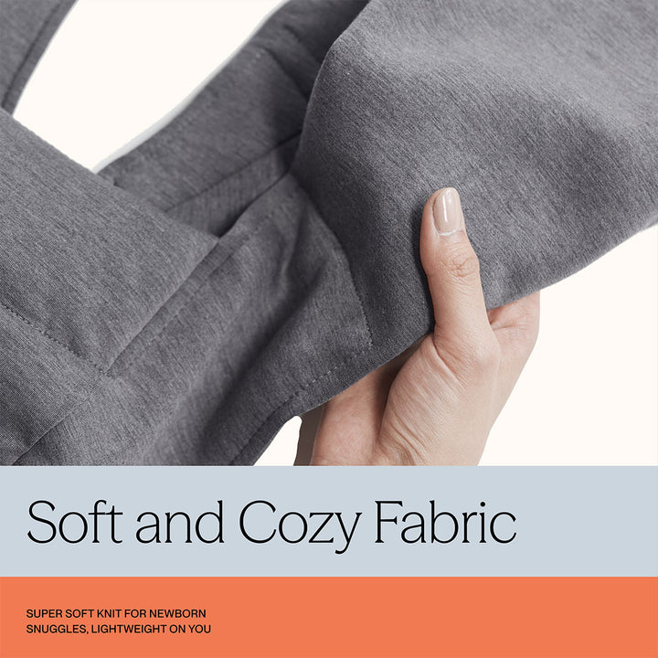 Ergobaby Embrace Newborn Carrier - Heather Grey-Baby Carriers- | Natural Baby Shower